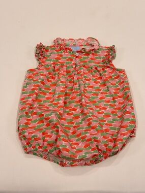 💕 Bella Bliss Classic Bubble Romper – Size 12 Months